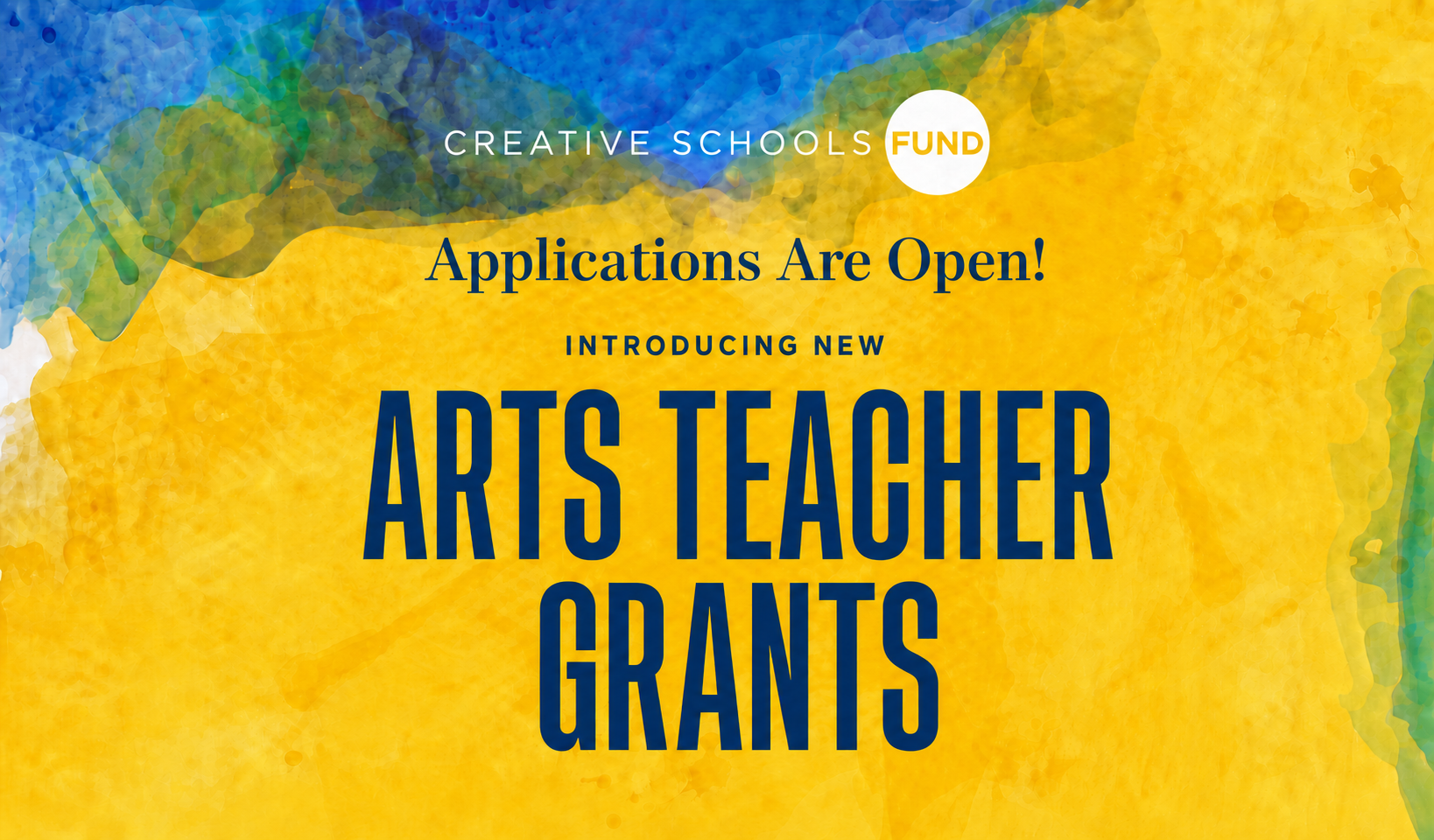 Creative Schools Fund Opens August 17 with New Arts Teacher Grant Opportunity