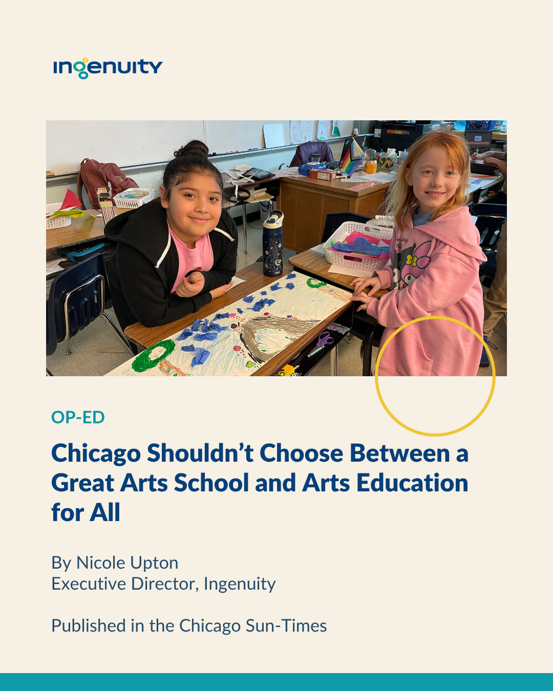 Chicago Shouldn’t Choose Between a Great Arts School and  Arts Education for All